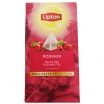 SARKANĀ TĒJA LIPTON PYRAMID ROSEHIP, MAISIŅOS FOLIJA APLOKSNĒS (895994)