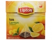 MELNĀ TĒJA LIPTON PYRAMID CITRONU, MAISIŅOS (550050)(140528)