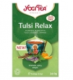 ZĀĻU TĒJA YOGI TEA TULSI RELAX, MAISIŅOS PAPĪRA APLOKSNĒS (405622) J