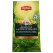 ZAĻĀ TĒJA LIPTON PYRAMID MANDARIN ORANGE, MAISIŅOS FOLIJA APLOKSNĒS (895932)
