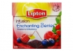 MELNĀ TĒJA LIPTON PYRAMID ENCHANTING BERRIES, MAISIŅOS (550079)(292370)