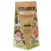 ZAĻĀ TĒJA BASILUR PYRAMID BOUQUET CREAM FANTASY, MAISIŅOS (919396)