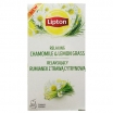 KUMELĪŠU TĒJA LIPTON CAMOMILE & LEMONGRASS, MAISIŅOS PAPĪRA APLOKSNĒS (082911)