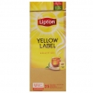 MELNĀ TĒJA LIPTON VIKING YELLOW LABEL 25, MAISIŅOS FOLIJA APLOKSNĒS (002631)