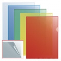 DOKUMENTU MAPE STŪRĪTIS FORPUS A4 GLANCĒTA,180 MIK. CAURSPĪDĪGA (FO21131)