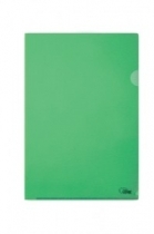 DOKUMENTU MAPE STŪRĪTIS FORPUS A4 MATĒTA, ZAĻA 100 MIK. (FO21106)