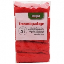 LUPATIŅA MERKANT ECONOMIC PACKAGE SARKANA 5GAB, MIKROŠĶIEDRAS (004480)