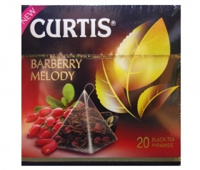 MELNĀ TĒJA CURTIS BARBERRY MELODY, ZĪDA MAISIŅOS (852546)