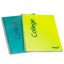 KLADE AR SPIRĀLI AURORA COLLEGE A4 / 80 lapas / RŪTIŅU