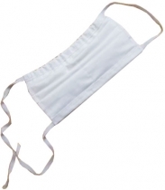 KOKVILNAS AUDUMA SEJAS MASKA, 3-SLĀŅU, BALTA (NR000301)