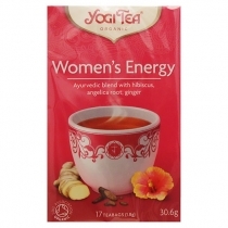 ZĀĻU TĒJA YOGI TEA WOMENS ENERGY, MAISIŅOS PAPĪRA APLOKSNĒS () J