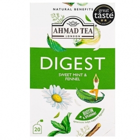 ZĀĻU TĒJA AHMAD DIGEST, MAISIŅOS FOLIJA APLOKSNĒS (020378) J