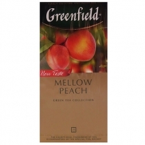 ZAĻĀ TĒJA GREENFIELD MELLOW PEACH, MAISIŅOS FOLIJA APLOKSNES (013898) J